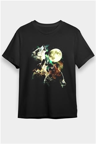 Kurt Siyah Unisex Tişört T-Shirt - TişörtFabrikası