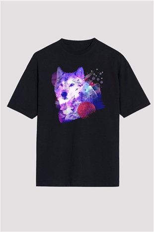 Kurt Siyah Oversize Tişört Oversize T-shirt - TişörtFabrikası