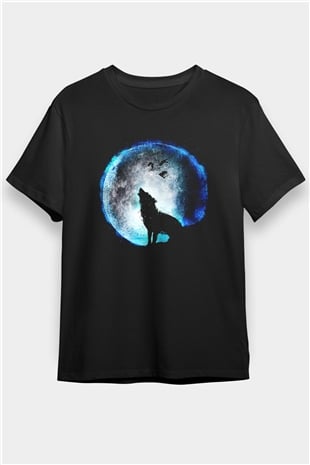 Kurt Siyah Unisex Tişört T-Shirt - TişörtFabrikası