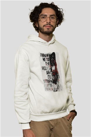 KurtBeyaz Tshirt Unisex Hoodie