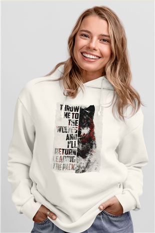 KurtBeyaz Tshirt Unisex Hoodie