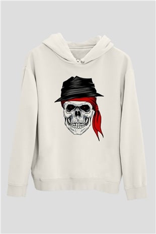 Kuru KafaBeyaz  Unisex Hoodie