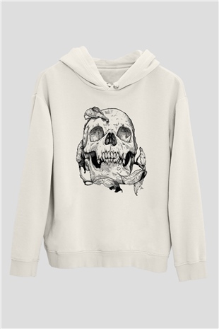 KurukafaBeyaz  Unisex Hoodie