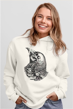 KurukafaBeyaz  Unisex Hoodie