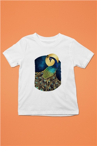 Kuş Beyaz Unisex Çocuk Tişört