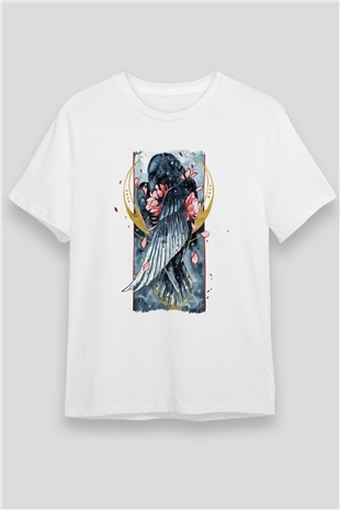 Kuş Beyaz Unisex Tişört T-Shirt - TişörtFabrikası