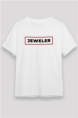 Kuyumcu Beyaz Unisex Tişört T-Shirt - TişörtFabrikası