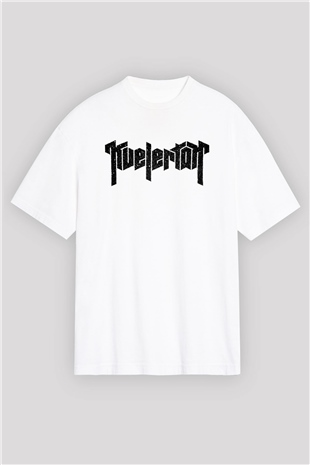 Kvelertak Beyaz Unisex Oversize Tişört T-Shirt