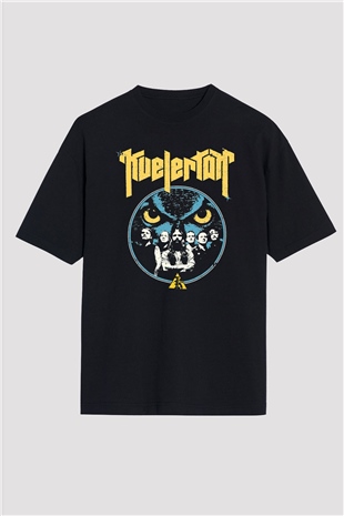 Kvelertak Siyah Unisex Oversize Tişört T-Shirt