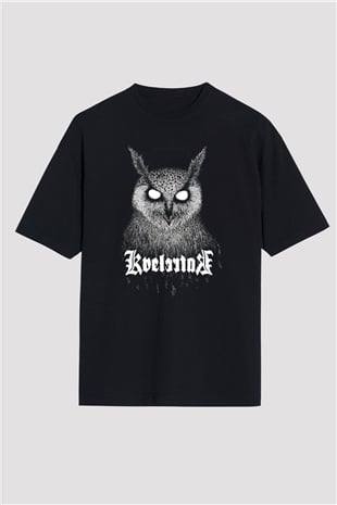 Kvelertak Siyah Unisex Oversize Tişört T-Shirt