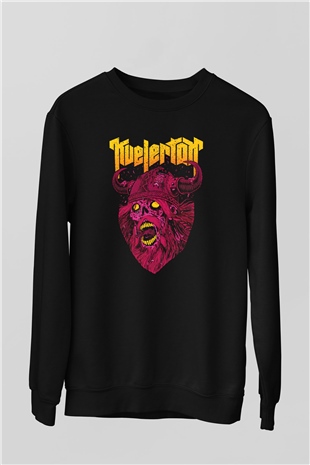 Kvelertak Siyah Unisex Sweatshirt