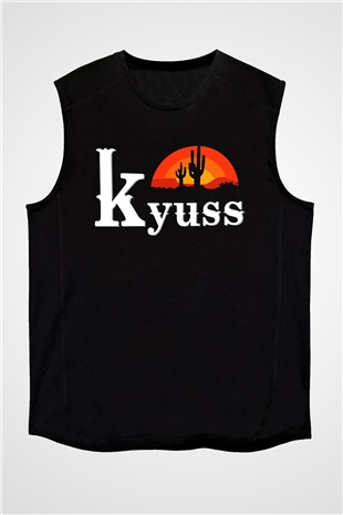 Kyuss Siyah Unisex Kolsuz Tişört