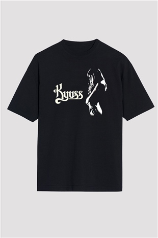 Kyuss Siyah Unisex Oversize Tişört T-Shirt