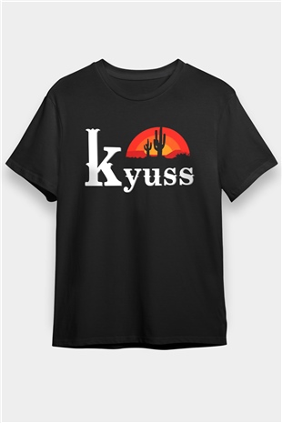 Kyuss Siyah Unisex Tişört T-Shirt - TişörtFabrikası