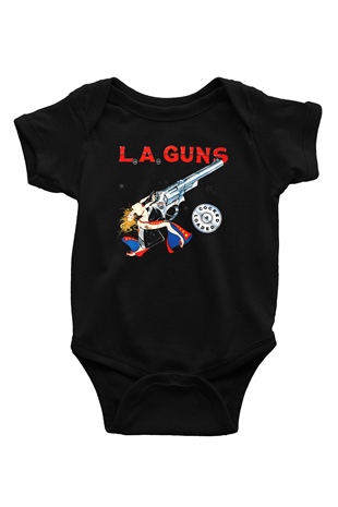 L.A. Guns Siyah Bebek Body - Zıbın