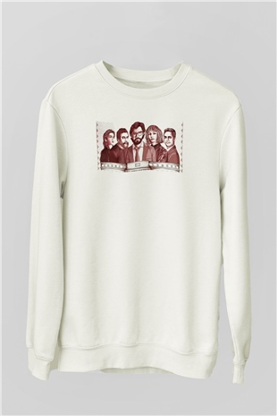 La casa de papel Beyaz Unisex Sweatshirt