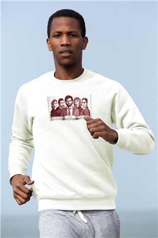La casa de papel Beyaz Unisex Sweatshirt