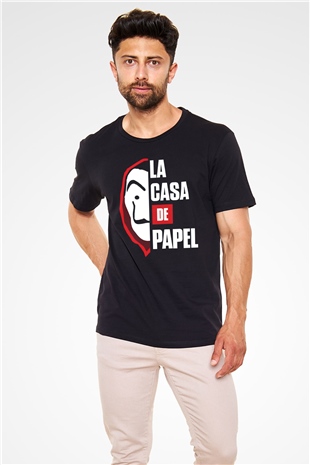La casa de papel Siyah Unisex Tişört T-Shirt