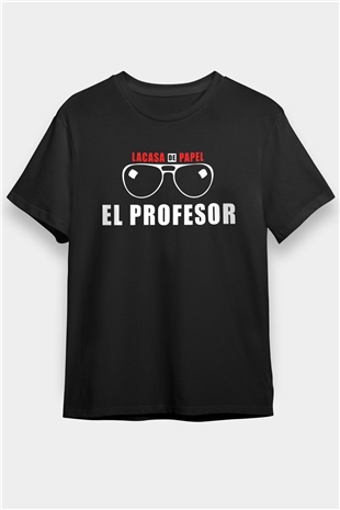 La casa de papel Siyah Unisex Tişört T-Shirt
