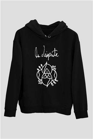 La Dispute Siyah Unisex Kapüşonlu Sweatshirt