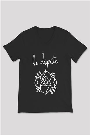 La Dispute Siyah Unisex V Yaka Tişört