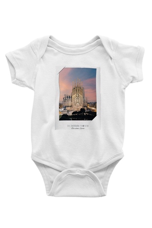 La Sagrada Familia Beyaz Bebek Body - Zıbın
