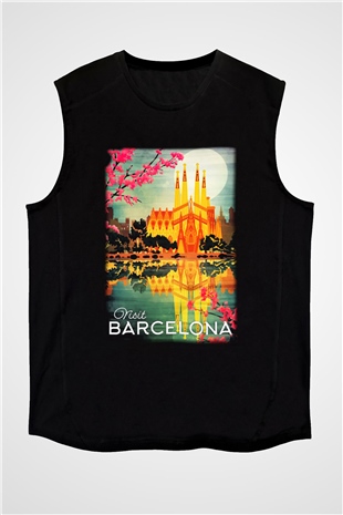 La Sagrada Familia Siyah Unisex Kolsuz Tişört