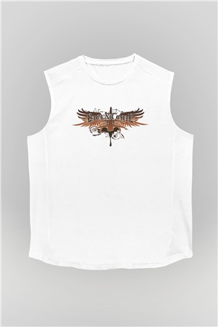 Lacuna Coil Beyaz Unisex Kolsuz Tişört