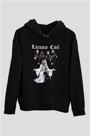 Lacuna Coil Siyah Unisex Hoodie