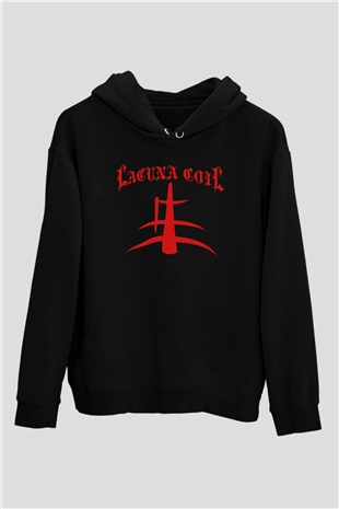 Lacuna Coil Siyah Unisex Hoodie