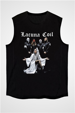 Lacuna Coil Siyah Unisex Kolsuz Tişört