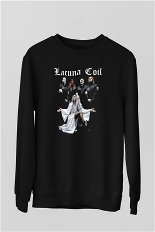 Lacuna Coil Siyah Unisex Sweatshirt