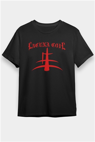 Lacuna Coil Siyah Unisex Tişört T-Shirt - TişörtFabrikası
