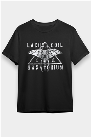 Lacuna Coil Siyah Unisex Tişört T-Shirt - TişörtFabrikası