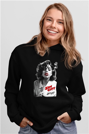 Lady Gaga Siyah Unisex Hoodie