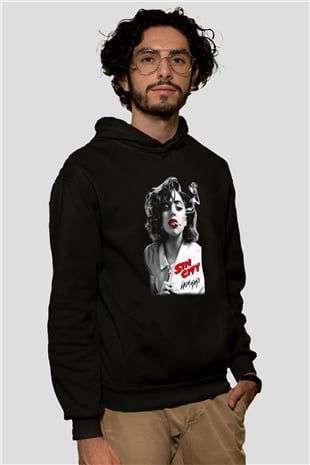Lady Gaga Siyah Unisex Hoodie