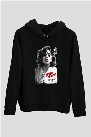 Lady Gaga Siyah Unisex Hoodie