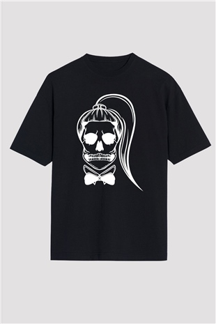 Lady Gaga Siyah Unisex Oversize Tişört T-Shirt