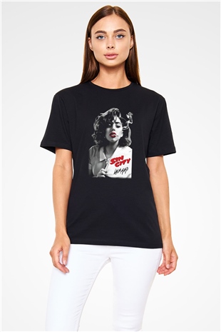 Lady Gaga Siyah Unisex Tişört T-Shirt - TişörtFabrikası