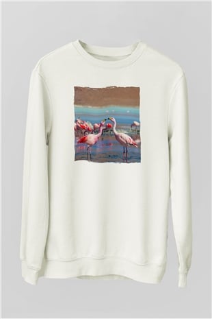 Laguna Colorada Beyaz Unisex Sweatshirt