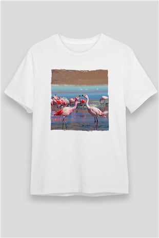 Laguna Colorada Beyaz Unisex Tişört T-Shirt - TişörtFabrikası