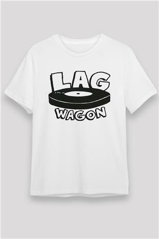 Lagwagon Baskılı Unisex Beyaz Tişört - Tshirt