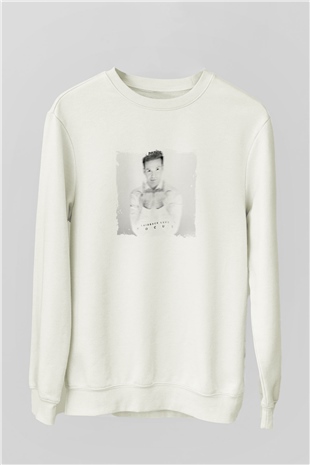 Laidback LukeBaskılı Beyaz Sweatshirt