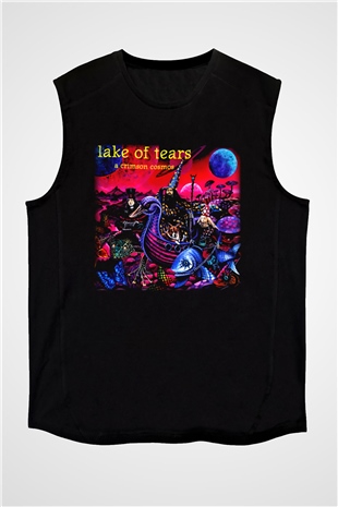 Lake of Tears Siyah Unisex Kolsuz Tişört