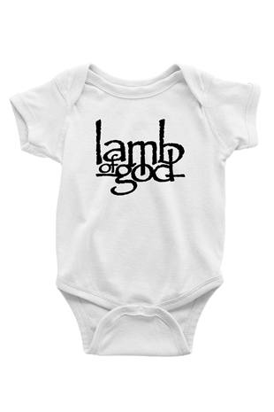 Lamb of God Baskılı Beyaz Unisex Bebek Body - Zıbın
