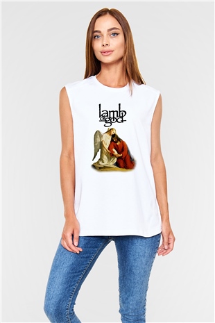 Lamb of God Beyaz Unisex Kolsuz Tişört
