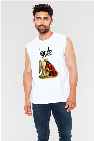 Lamb of God Beyaz Unisex Kolsuz Tişört