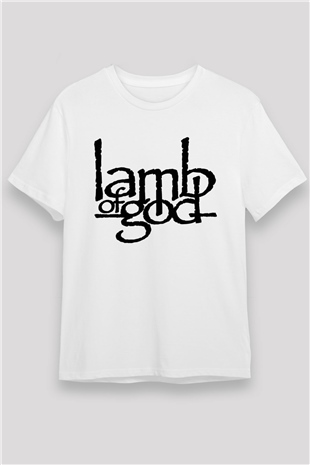 Lamb of God Beyaz Unisex Tişört T-Shirt - TişörtFabrikası