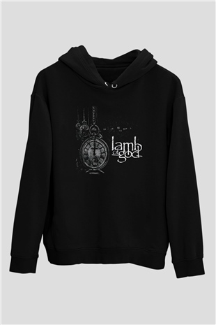 Lamb of God Siyah Unisex Kapüşonlu Sweatshirt
