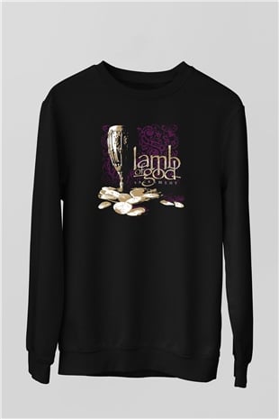 Lamb of God Siyah Unisex Sweatshirt